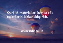 Qurilish materiallari biznes reja