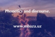 Phonetics and discourse.