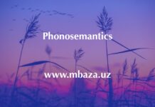 Phonosemantics